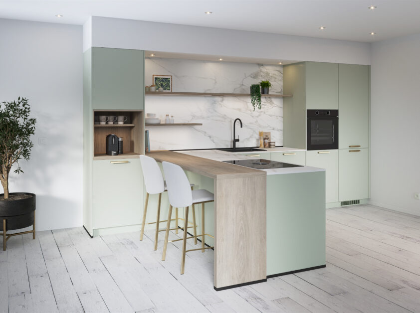 De keuken van Lotte en Wim